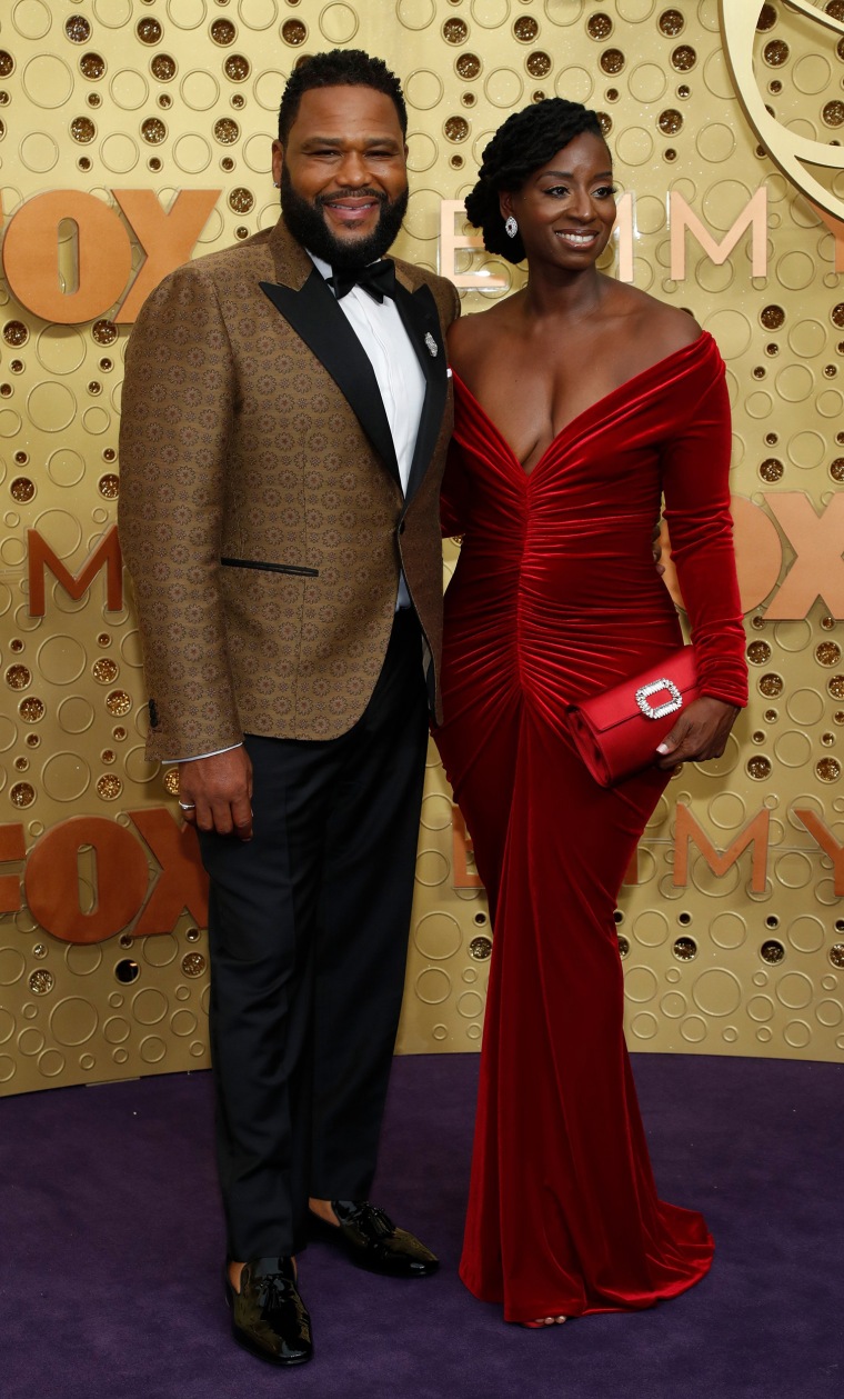 Image: 71st Primetime Emmy Awards - Arrivals ?EUR" Los Angeles, California, U.S., September 22, 2019 - Anthony Anderson and Alvina Stewart