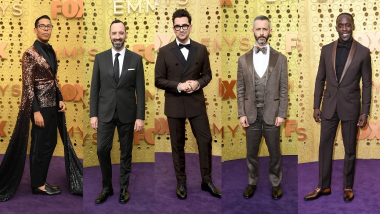 Brown menswear trend Emmy Awards 2019