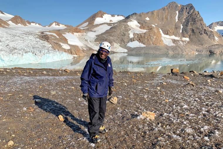 Al Roker traveled to Greenland to accompany scientists on the Oceans Melting Greenland mission as they examined the role that warming ocean temperatures play in melting glaciers.