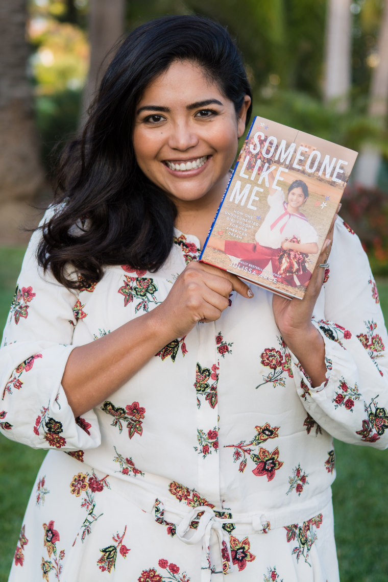 Julissa Arce with her 2018 book "Someone Like Me."
