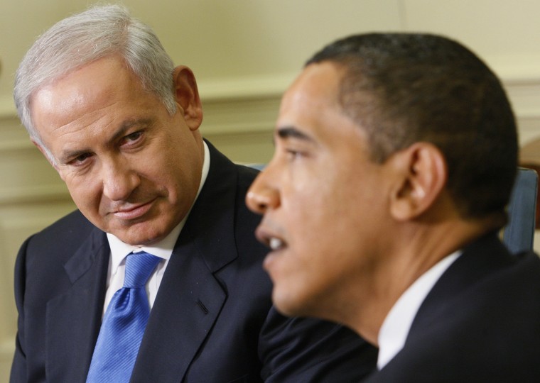 Image: Benjamin Netanyahu and Barack Obama