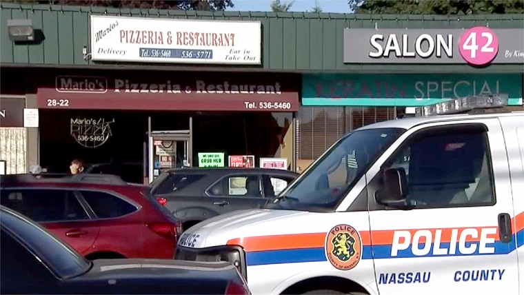 A teen boy has died and another was still in serious condition after cops were called to Mario's Pizzeria and Restaurant in Oceanside, N.Y. Monday after reports of a large fight.
