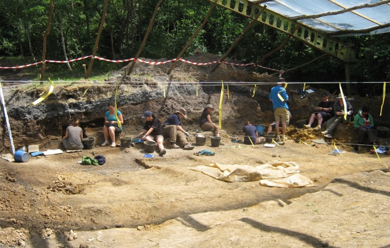 Excavation at the Rudabanya site