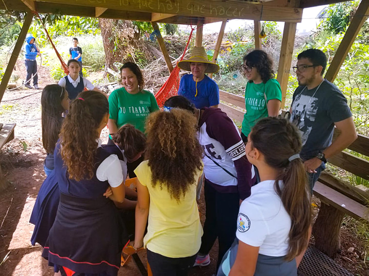 Foundation for Puerto Rico's "Bottom Up Team" visits a small town in Puerto Rico to help strengthen the community's ability to be more resilient.