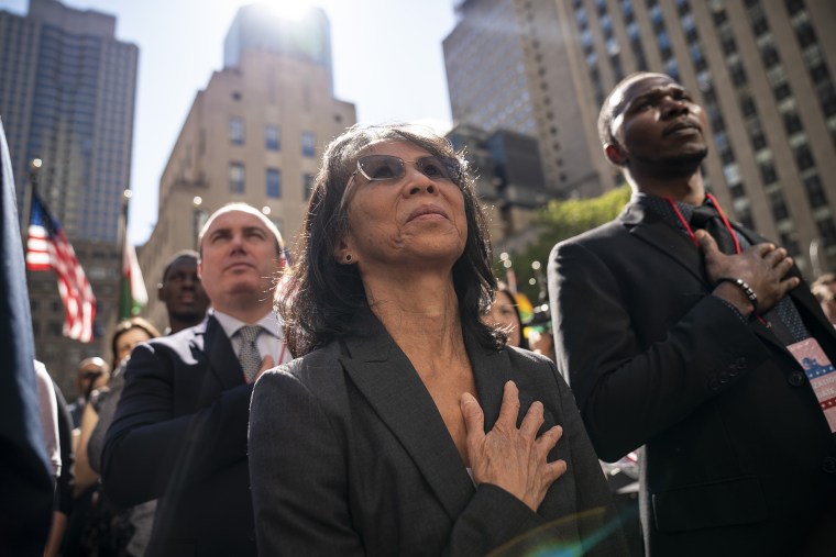 Image: Naturalization Ceremony Held For 50 New Citizens At Rockefeller Center In NYC
