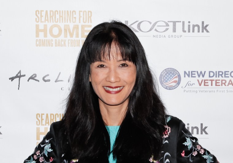 Suzanne Whang attends a screening for \"Searching For Home: Coming Back From War\"