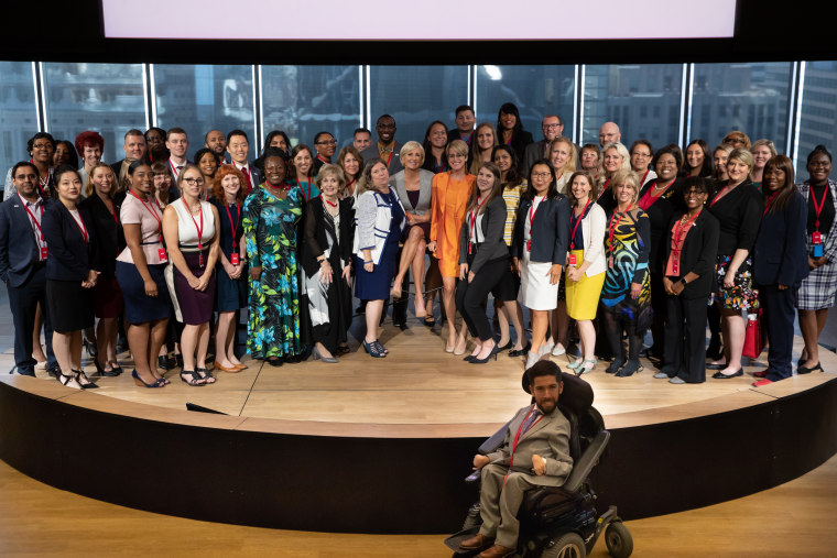 Image: Mika Brzezinski participates in the Independence Blue Cross-Know Your Value employee engagement program on Friday, Sept. 20.