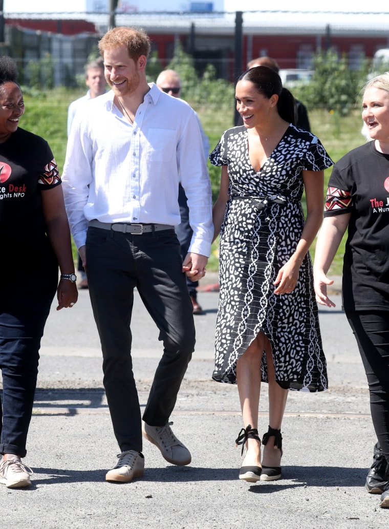 Prince Harry and former Meghan Markle visit South Africa