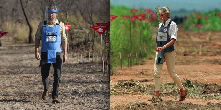 Prince Harry retraces Princess Diana's footsteps in Angola minefield