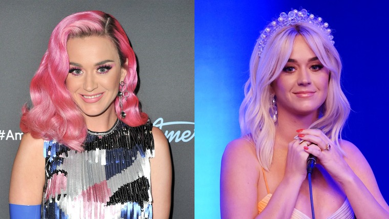Katy Perry's hair has been every color imaginable. 