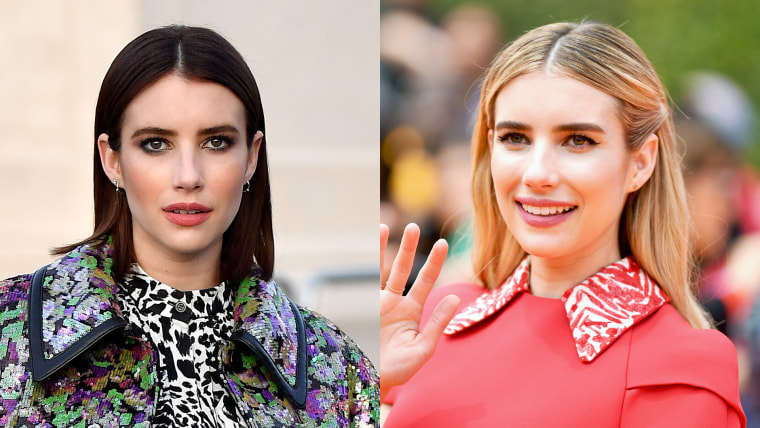 Emma Roberts took a page out of her aunt's stylebook for this look. 
