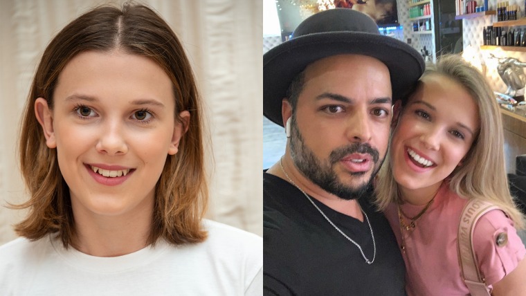 Millie Bobby Brown went blond in late September. 