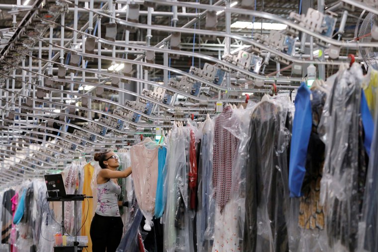 Rent the Runway's "Dream Fulfillment Center" in Secaucus, New Jersey