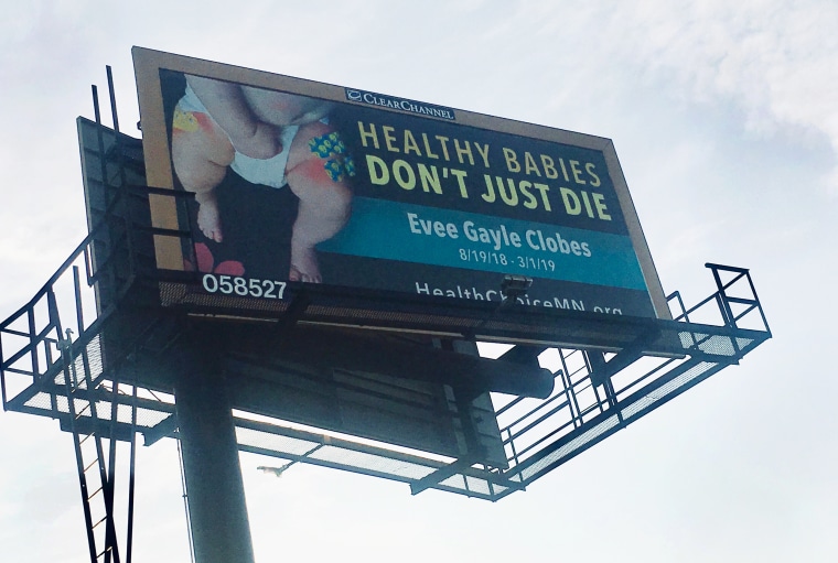 An Evee Clobes billboard west of Minneapolis