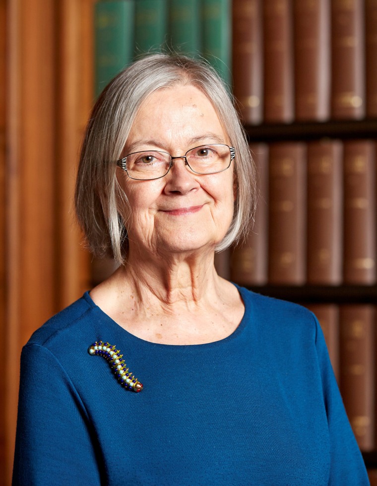 Image: Brenda Hale, President of the Supreme Court of the United Kingdom at the Supreme Court building in July 2016.