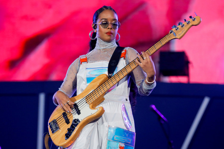Image: H.E.R. performs at the Global Citizen Festival in Central Park on Sept. 28, 2019.