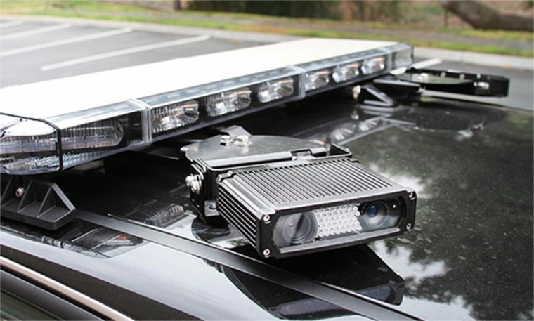 Image: Vigilant's "LPR" camera, which scans license plates.