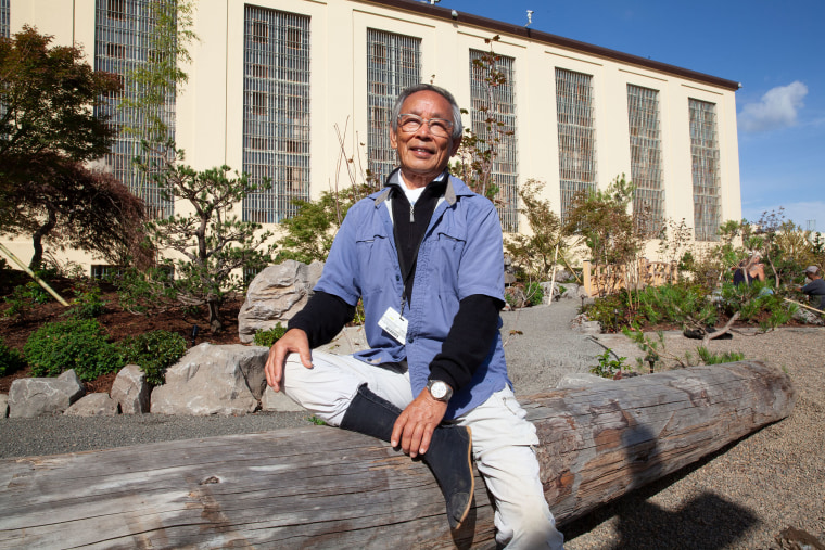 The garden's designer Hoichi Kurisu has been building Japanese gardens for nearly 50 years