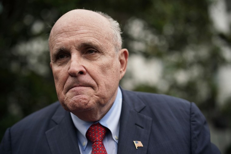 Image: Rudy Giuliani, President Trump Hosts White House Sports And Fitness Day