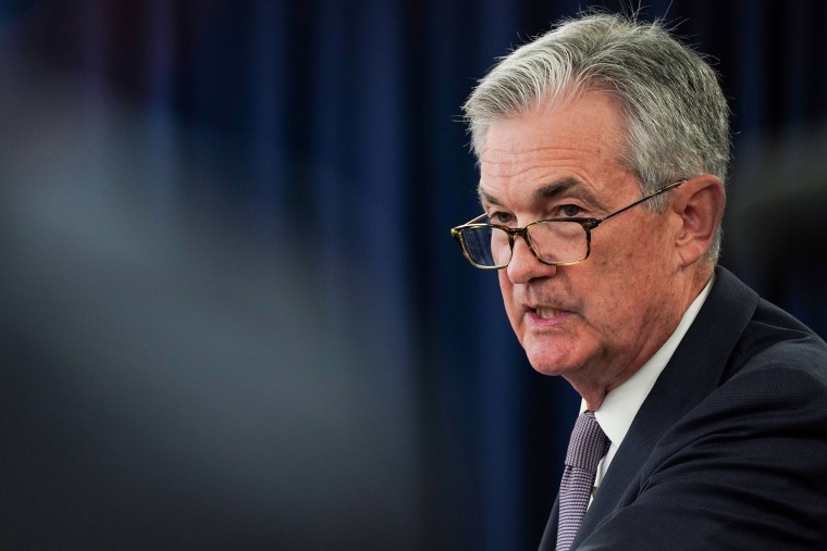 Image: Federal Reserve Chair Jerome Powell holds a News Conference