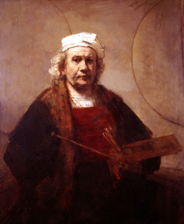 Image: Rembrandt Self-Portrait with Two Circles