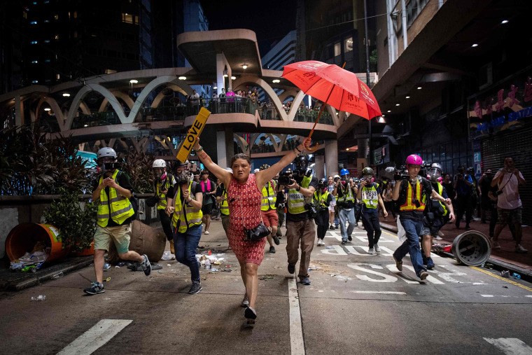 Image: TOPSHOT-HONG KONG-CHINA-POLITICS-UNREST-CRIME