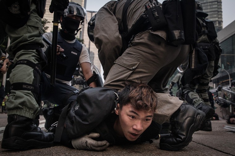 Image: Anti-Government Protests Continue In Hong Kong Ahead of China National Day