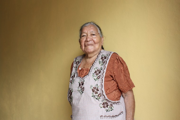 Constantina Olivera Martinez, an employee of Yola Mezcal. The company employs solely female farmers and distillery workers.  