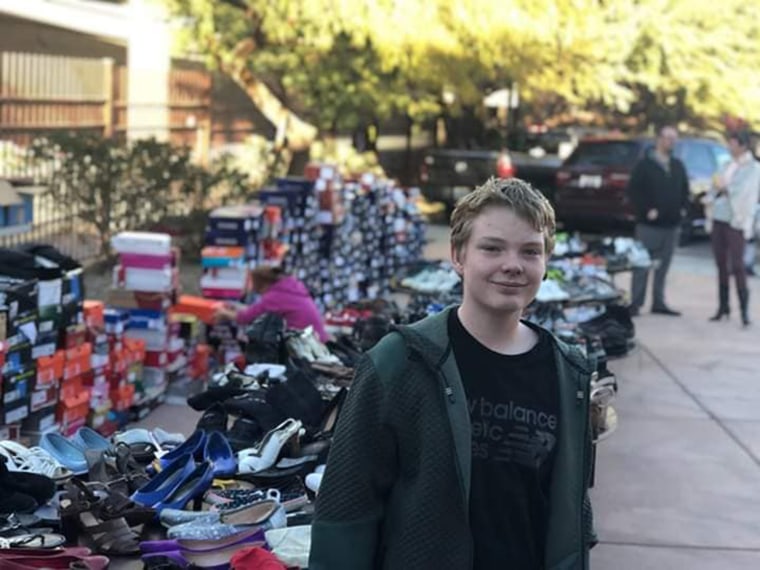 Kyler Nipper has handed out nearly 27,000 pairs of shoes to those in need after starting his nonprofit Kyler's Kicks. 