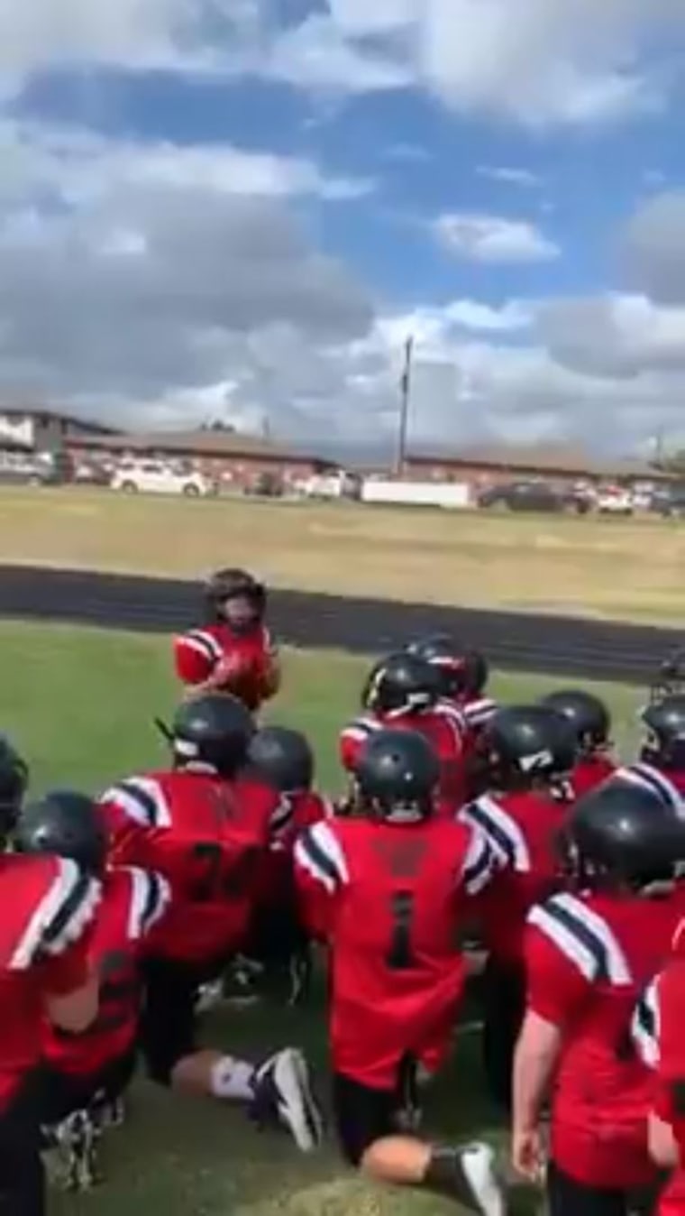 Lane Bridges, a 10-year-old from Rising Star, Texas, went viral after his football pep talk was posted on Twitter 