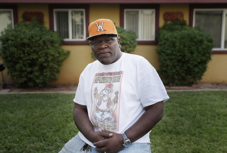 Kenneth Dorsey at his home in North Las Vegas.