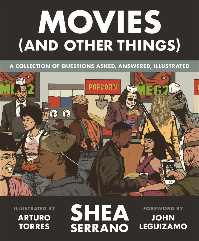 "Movies (And Other Things)" is illustrated by Serrano's longtime collaborator Arturo Torres.