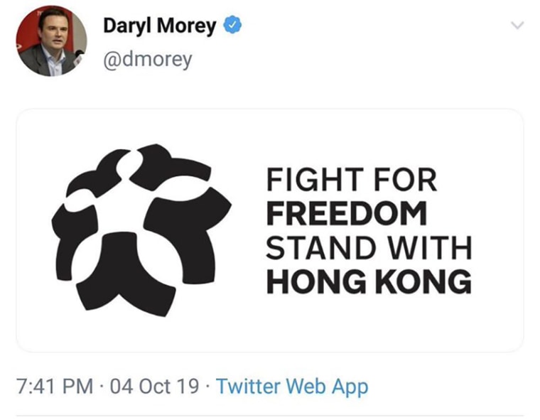 Image: Daryl Morey NBA Tweet