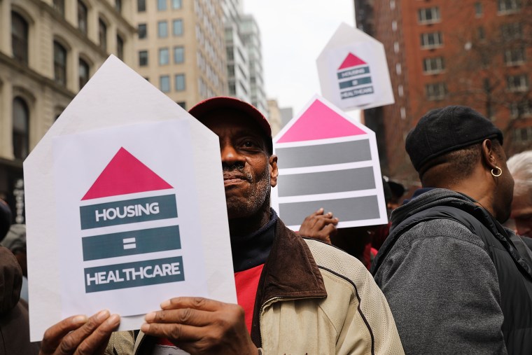 Activists Hold Rally Protesting Proposed Trump Administration HUD Cuts
