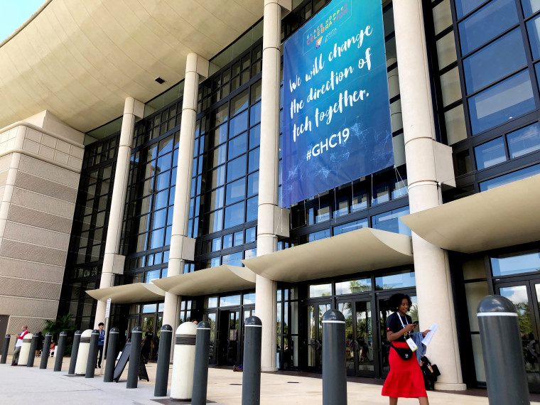 Image: The Grace Hopper Celebration, an annual conference for women who work in technology, drew a record attendance of more than 26,000 people in October, after a series of scandals drew attention to sexual misconduct and gender discrimination in the tec