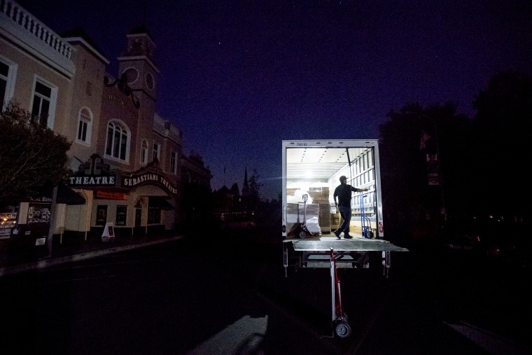 Image: Blackout in Sonoma, California