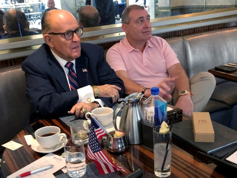 Image: Rudy Giuliani Lev Parnas