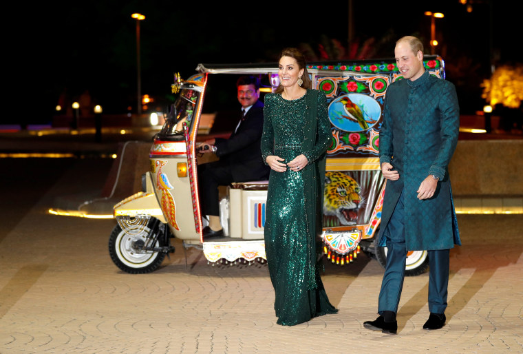 Image: Britain's Prince William and Catherine, Duchess of Cambridge, visit Pakistan