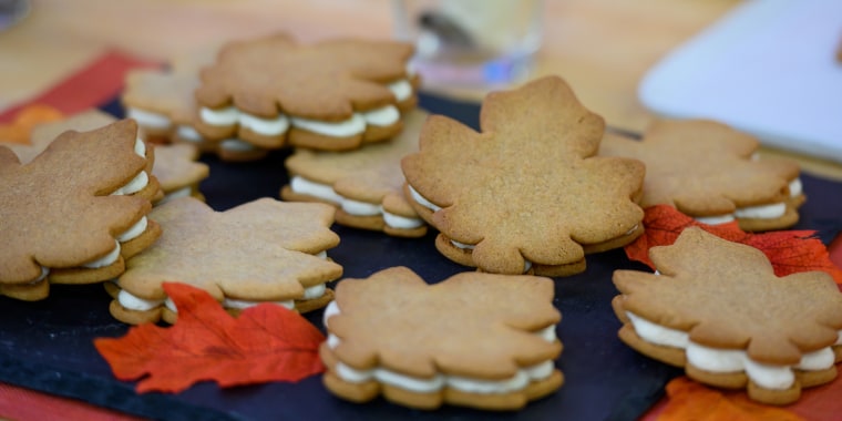 Martha Stewart's Halloween Spiderweb Cookies + Maple-Cream Sandwich Cookies + Caramel-Stuffed Chocolate Chip Cookies + Linzer Flower Cookies + Potato Chip Cookies + White-Chocolate Swiss Meringue Kisses