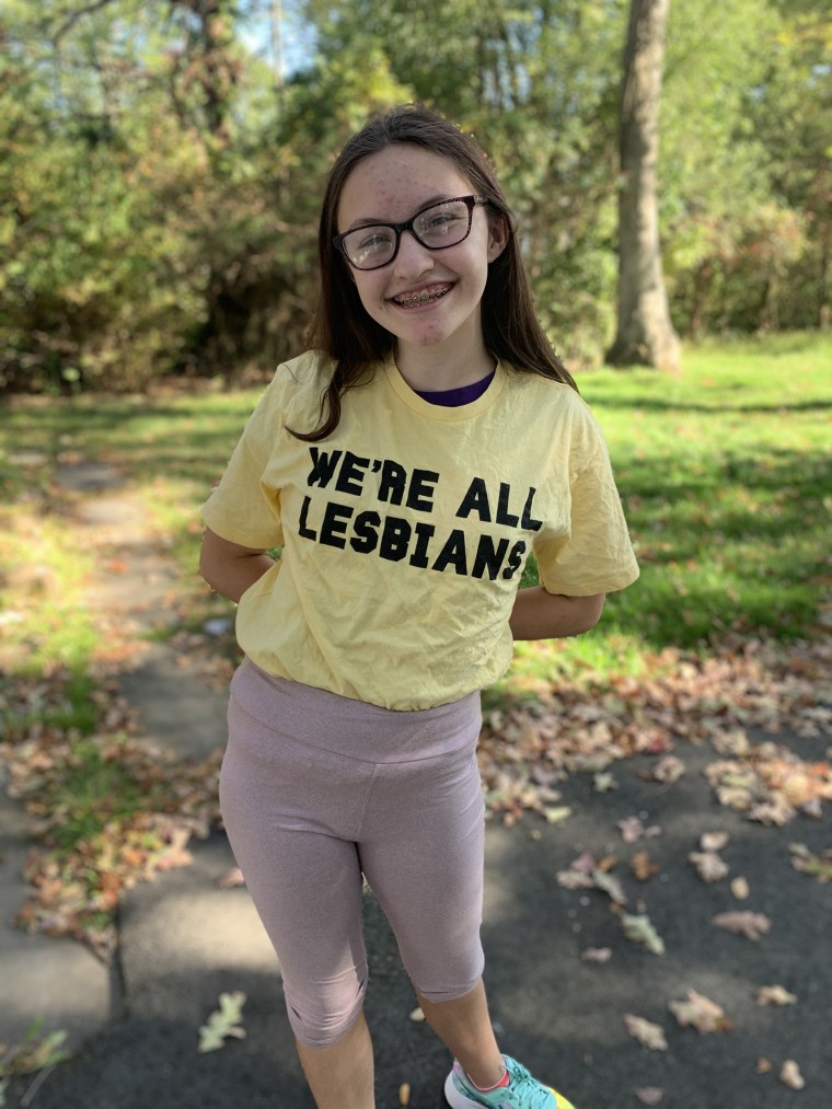 We're All Lesbians' shirt lands eighth grader in dress code battle with  school