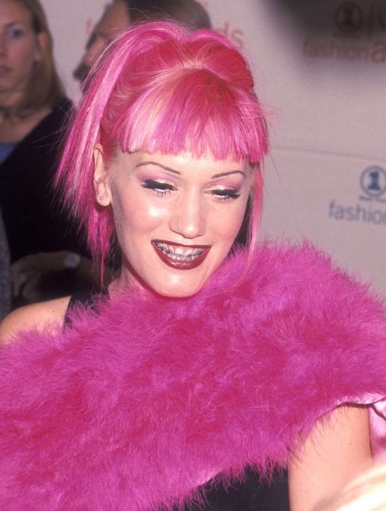 Gwen Stefani reflects on her pink hair and braces and other