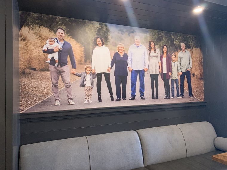 "It's my favorite picture of the families, mainly because we're all linked," Mowry-Housley said of the group photo featured in the tasting room. "We're all holding hands."