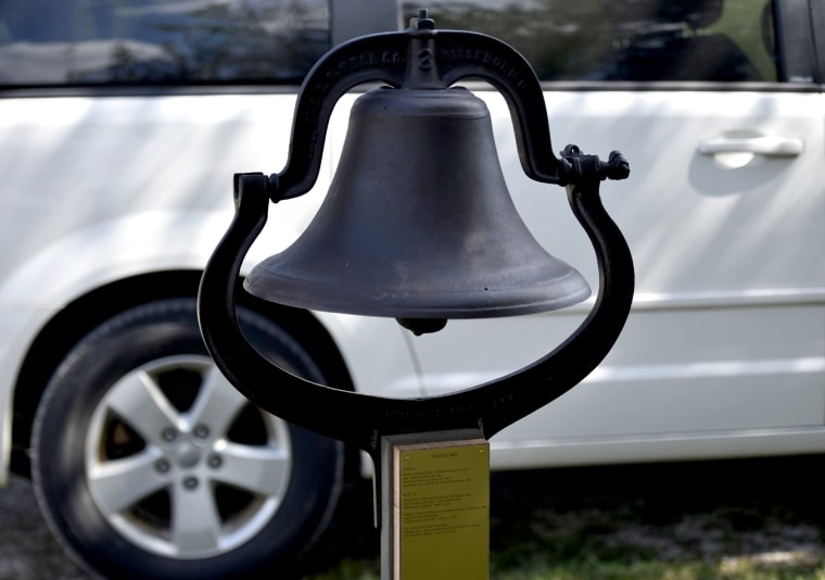 Image: The McCoy bell in Appomattox, Va., on Sept. 19, 2019.