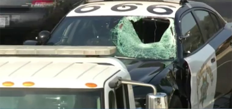 Image; CHP Uber passenger accident