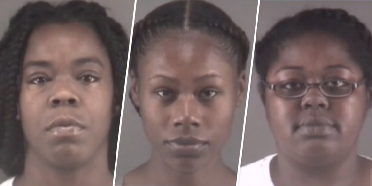 From left, Marilyn McKey, Tonacia Tyson and Taneshia Jordan.