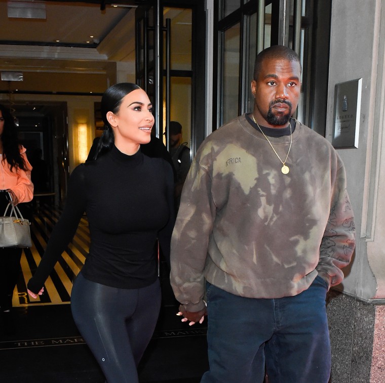 Image: Kanye West and Kim Kardashian
