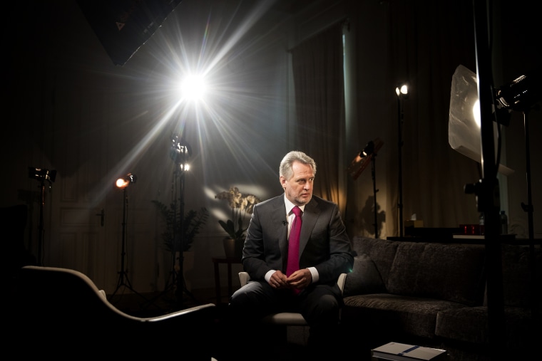 Image: Dmytro Firtash during an interview in Vienna on MArch 14, 2016.