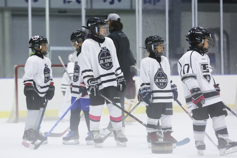 The Beijing Jr. Kings Camp held at ORG AZ Rink in Beijing in August.