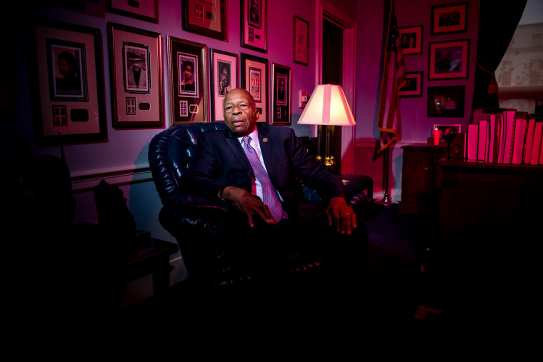 Image: Rep. Elijah Cummings, D-Md., in his office on Capitol Hill in 2018.