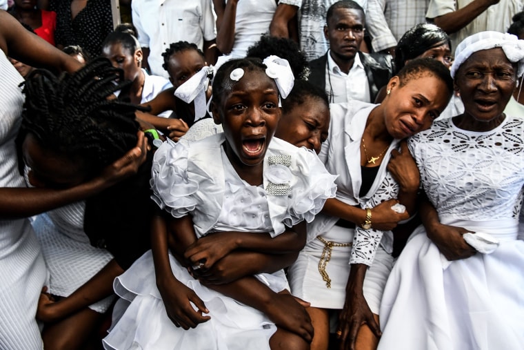 Image: TOPSHOT-HAITI-POLITICS-CORRUPTION-DEMONSTRATION-GOVERNMENT-FUNER